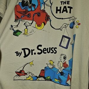Dr. Seuss Beige Graphic Tee